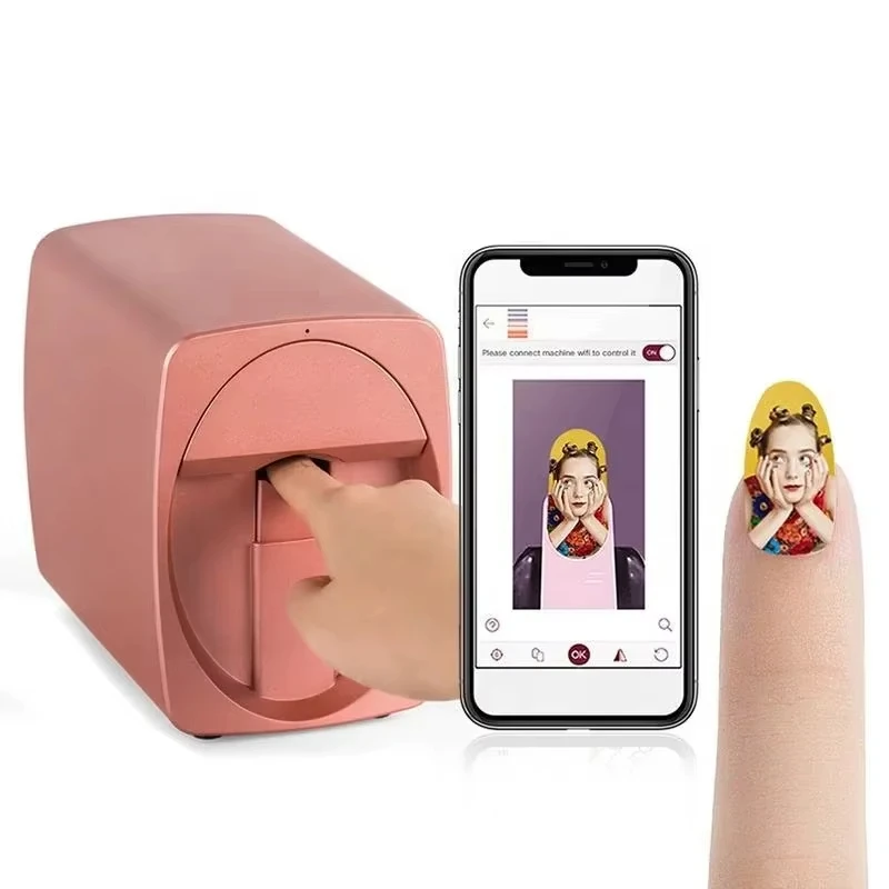 Commercial Nail Printing Machine - 3D принтер для ногтей Inteligente Móvil