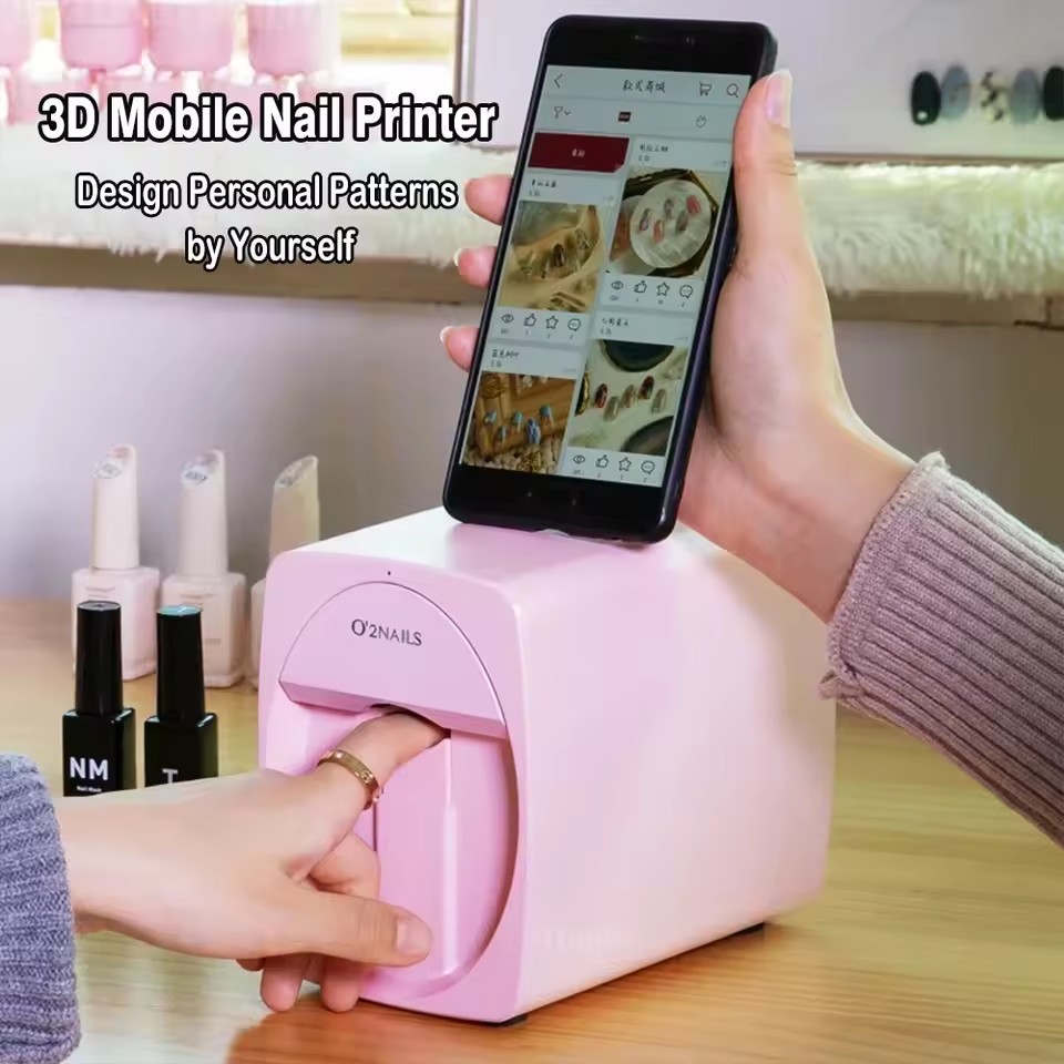 Commercial Nail Printing Machine - Умный 3D-принтер для ногтей M1: портативное