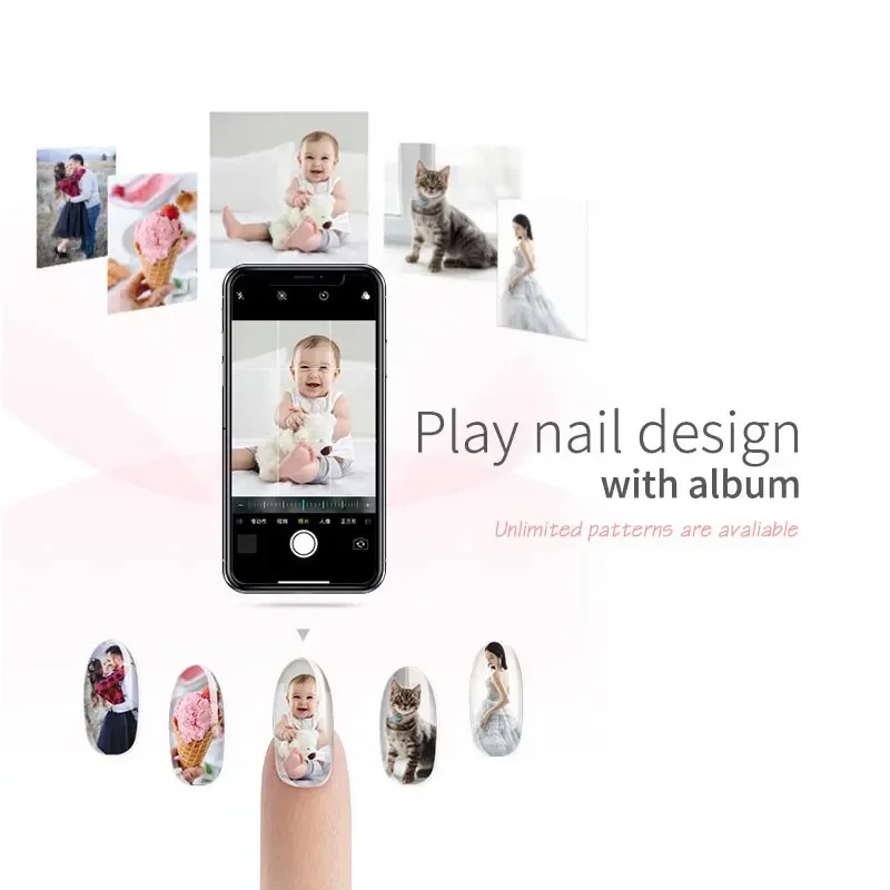 3D-принтер для дизайна ногтей  – обзор и цена Commercial Nail Printing Machine