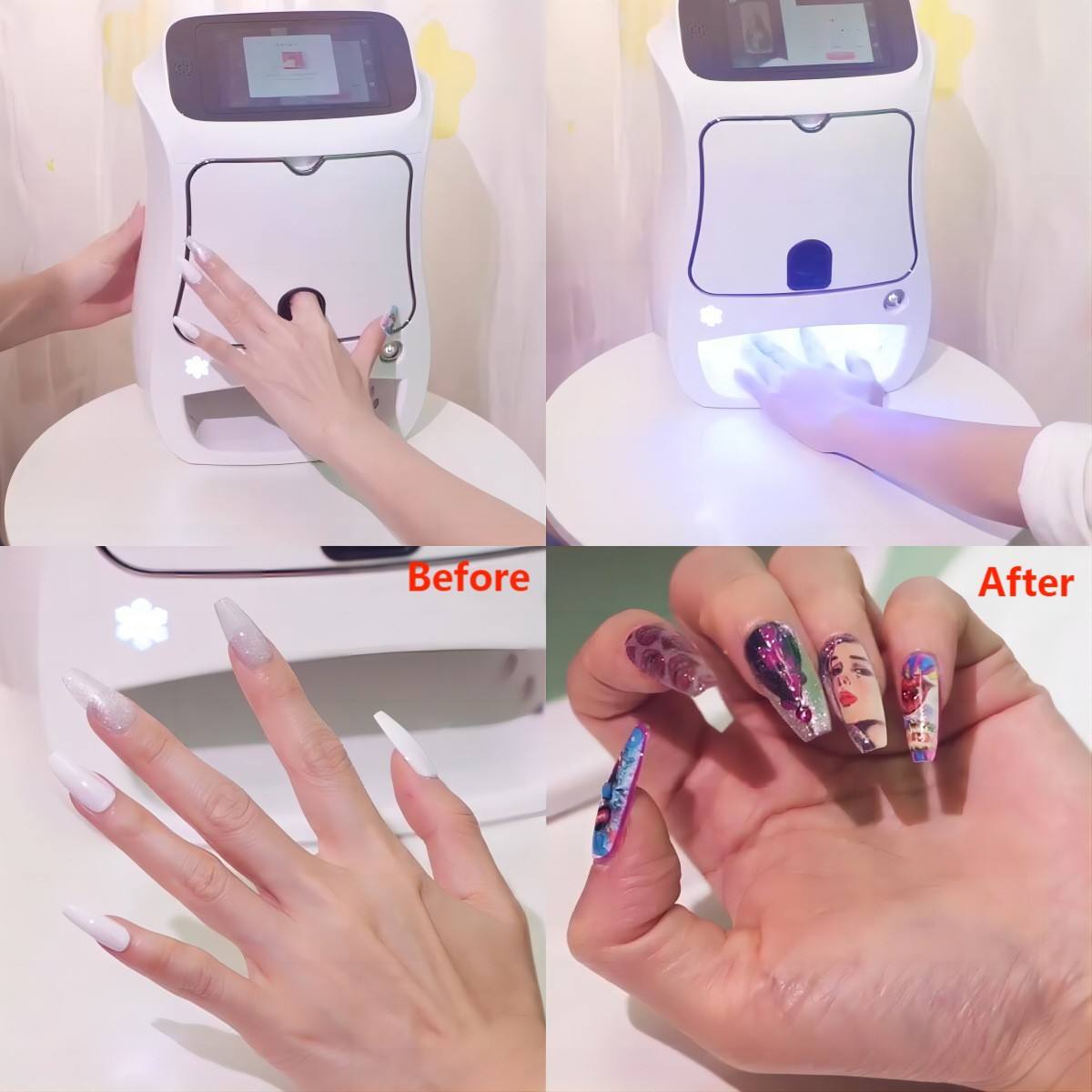 Автоматический умный DIY цифро – обзор и цена Commercial Nail Printing Machine