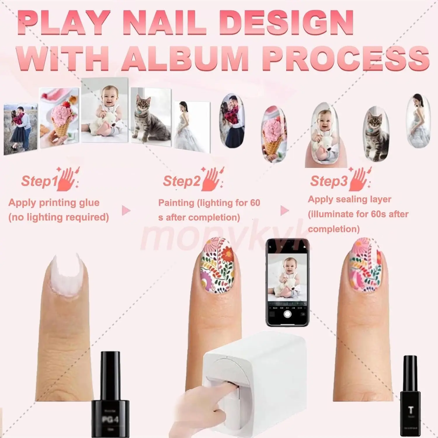 Комплект машины для принтера н – обзор и цена Commercial Nail Printing Machine